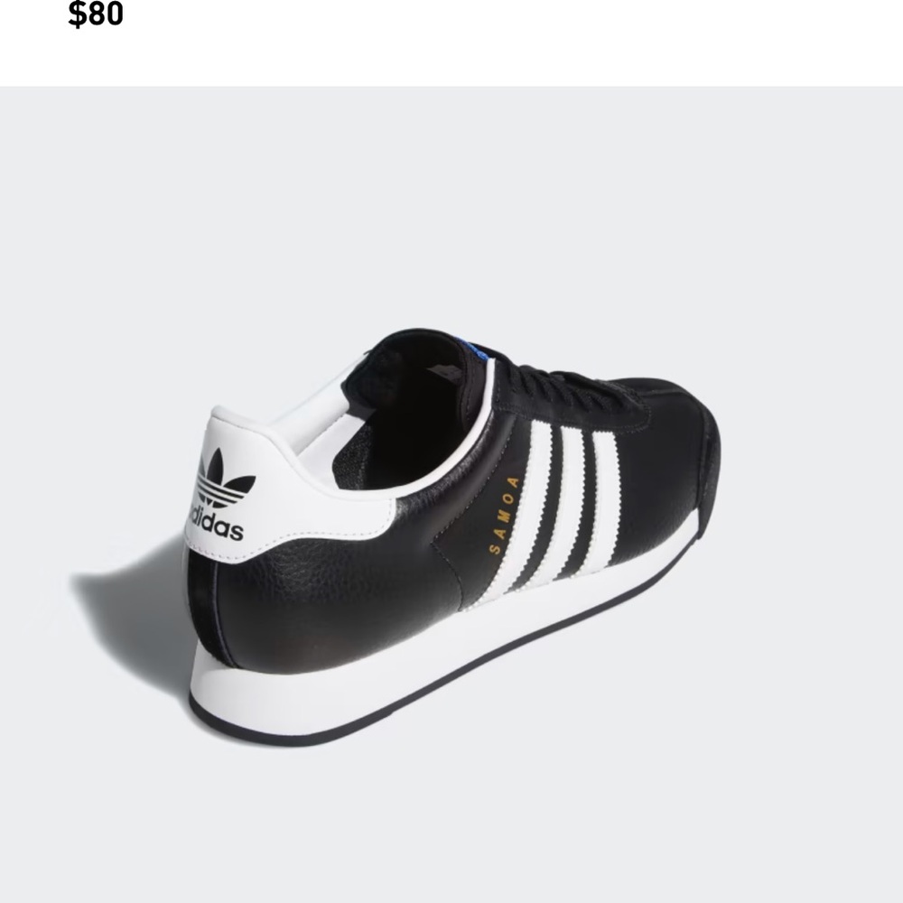 Adidas Samoa Black and White Sneakers - Picture 4 of 10